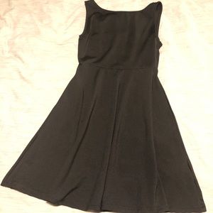 Black Slit Back Cocktail Dress $12